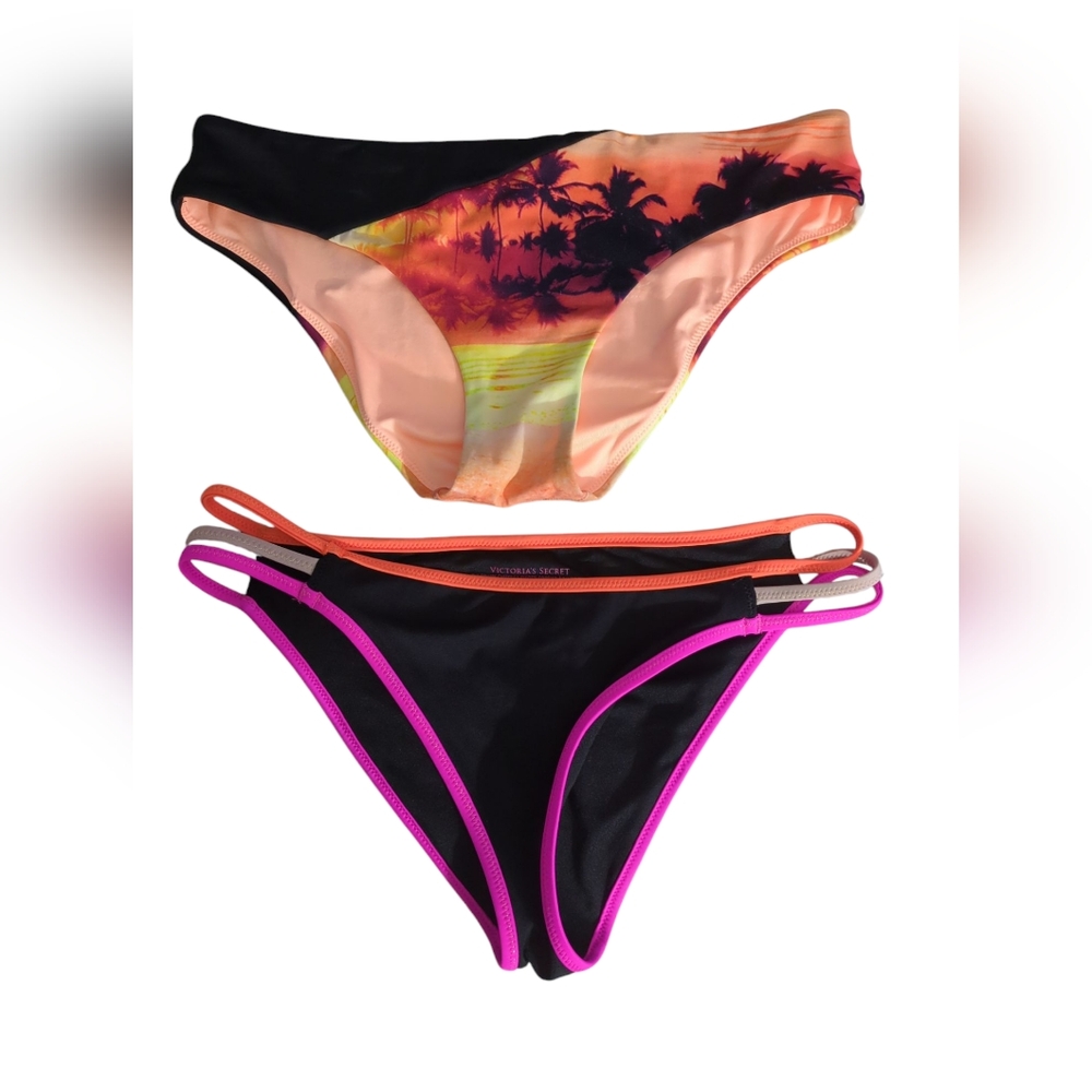Victoria Secret Tropical Sunset Bikini Bottoms Size S/P